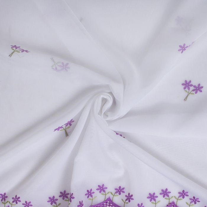 Штора для кухни "Этель" №3: Василёк ширина 280 см, высота 170 см, 100% п/э