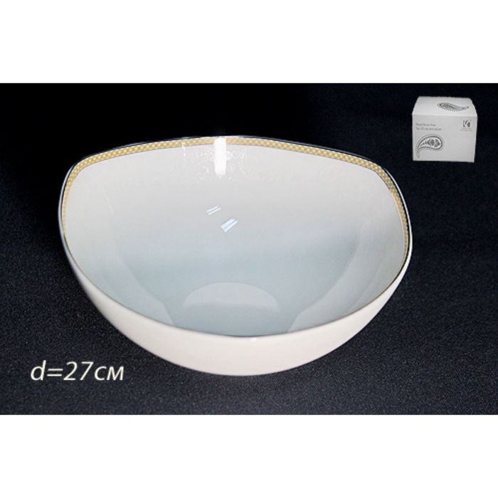 Салатник Galaxy gold, в подарочной упаковке, 27 см
