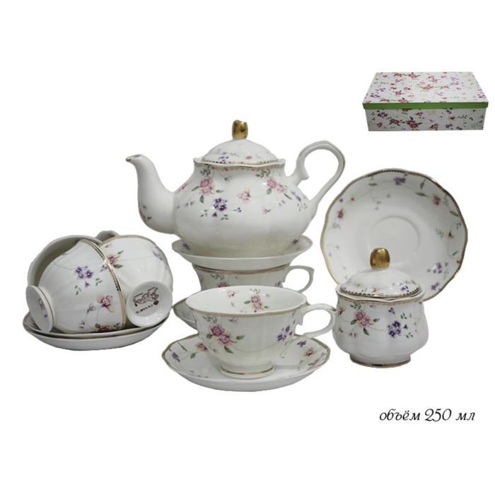 Чайный сервиз "Флоренс" в подарочной упаковке, 16 предметов