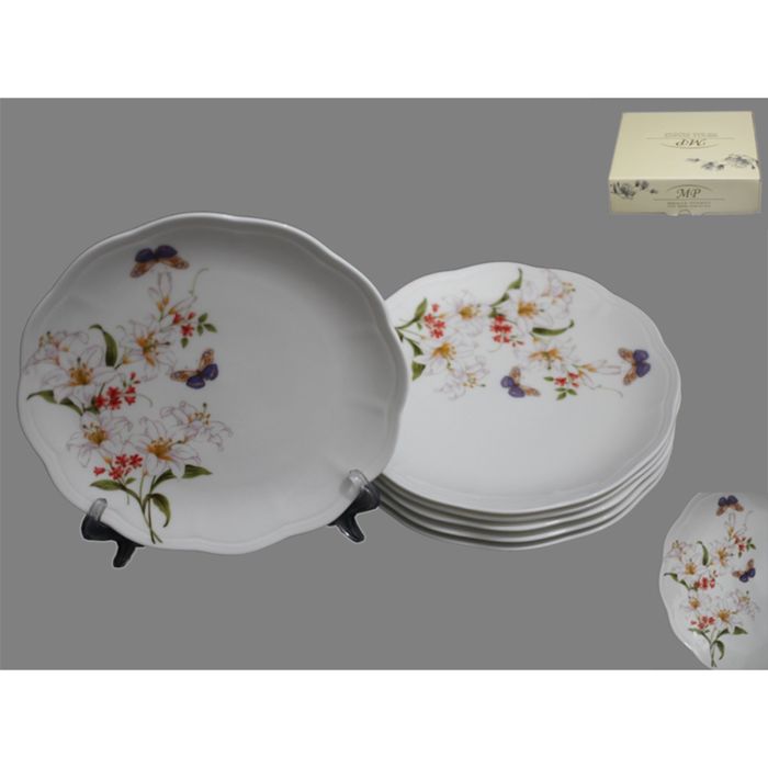 Набор из 6 тарелок в подарочной упаковке, 20 см