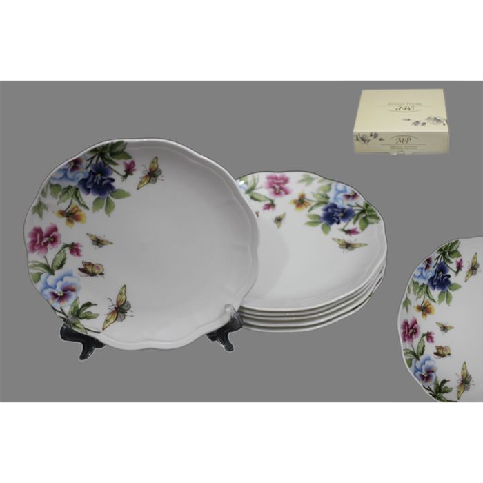 Набор из 6 тарелок в подарочной упаковке, 20 см