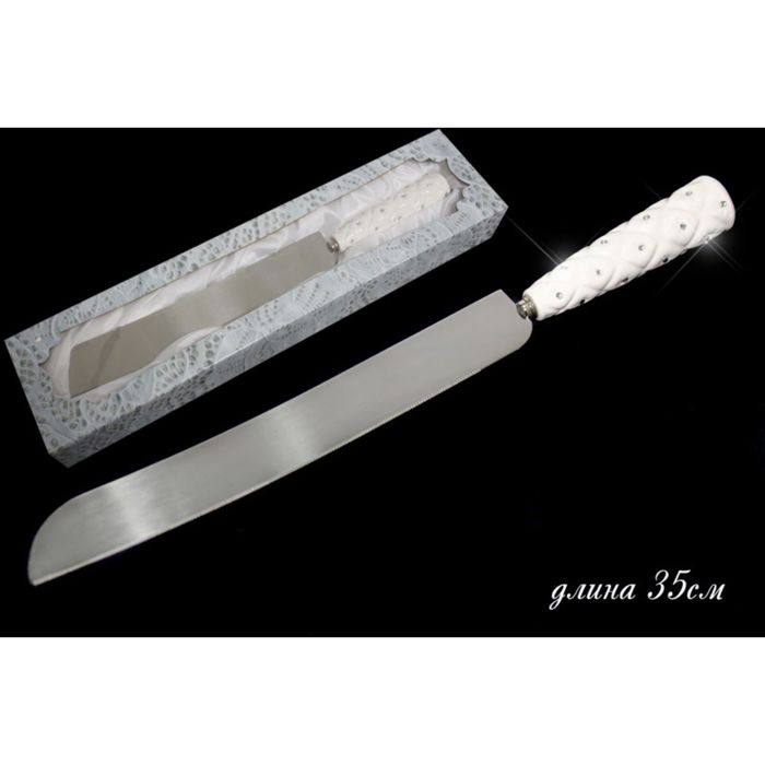 Нож для торта "Северное сияние", в подарочной упаковке, керамика