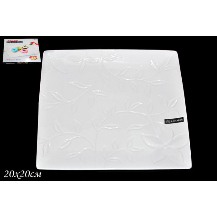 Квадратное блюдо "Лотос" в подарочной упаковке, 20 см