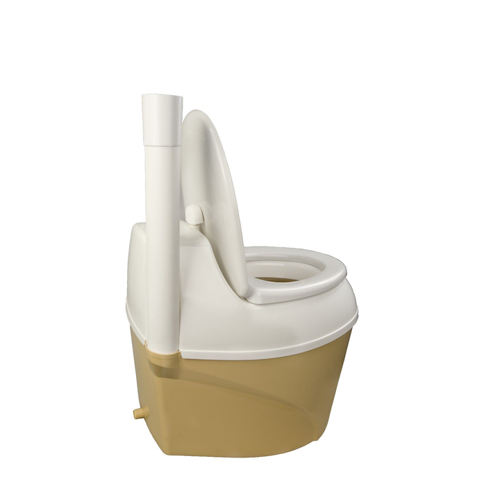 Биотуалет Piteco 506, компостирующий, торфяной, нижний бак 44 л