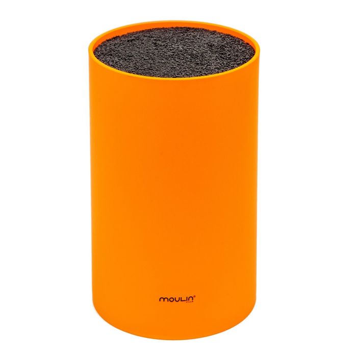 Подставка для ножей универсальная оранжевая