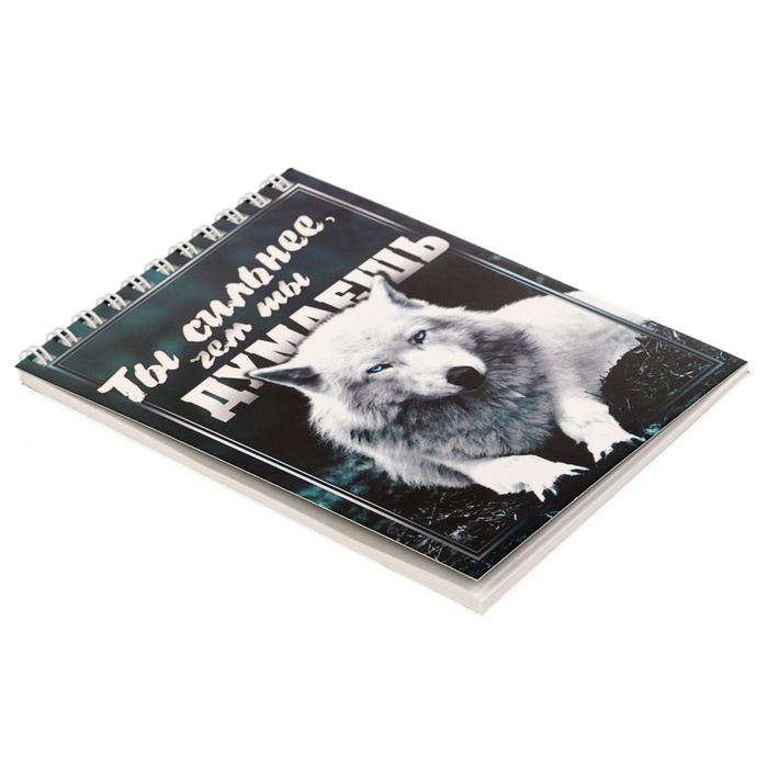 Блокнот "Ты сильнее, чем ты думаешь", А6, на гребне, 40 листов