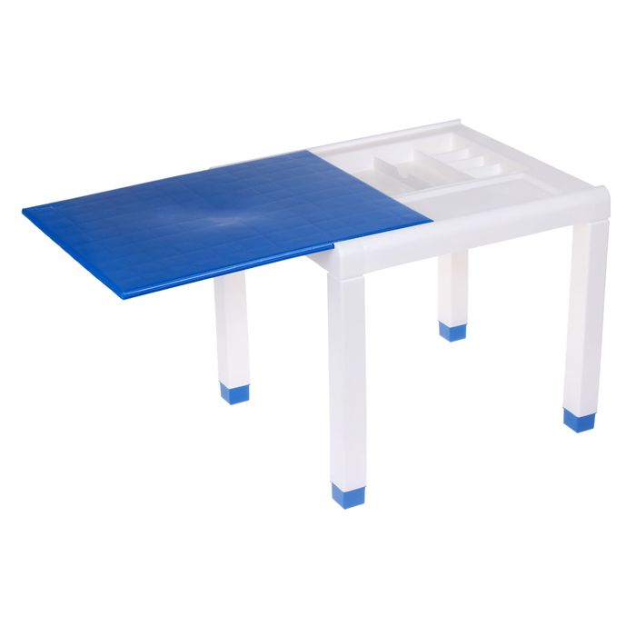 Стол детский, 600х500х490 мм, цвет синий