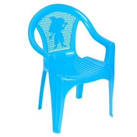 Кресло детское, 380х350х535 мм, цвет голубой Ош