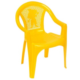 Кресло детское, 380х350х535 мм, цвет жёлтый Ош