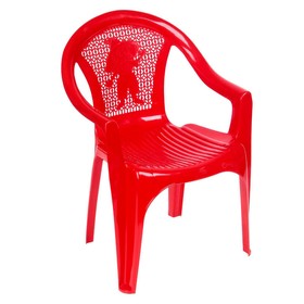 Кресло детское, 380х350х535 мм, цвет красный Ош