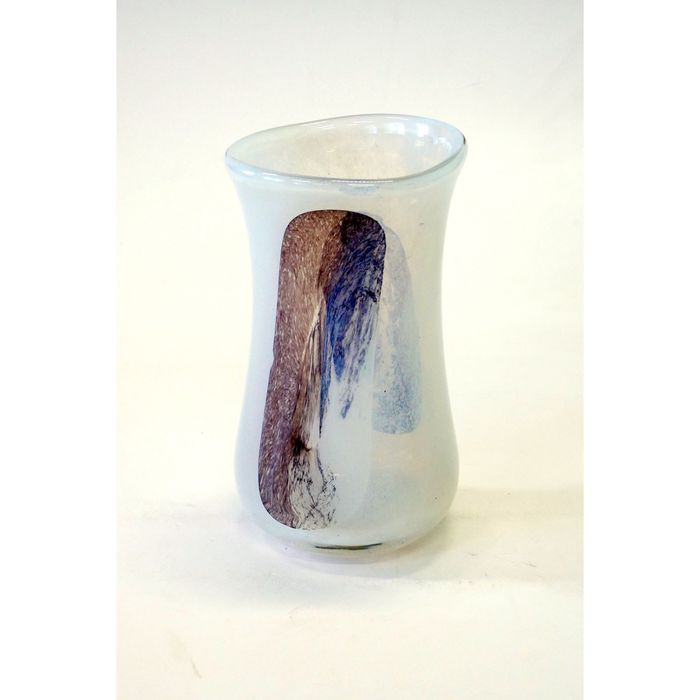 Декоративная гутная ваза "Вирон" кувшин