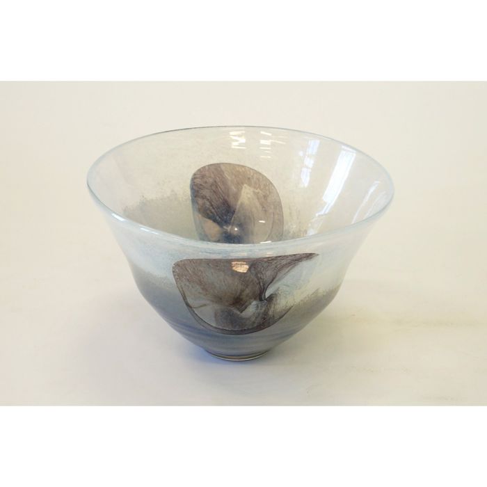 Декоративная гутная ваза "Вондель" чаша