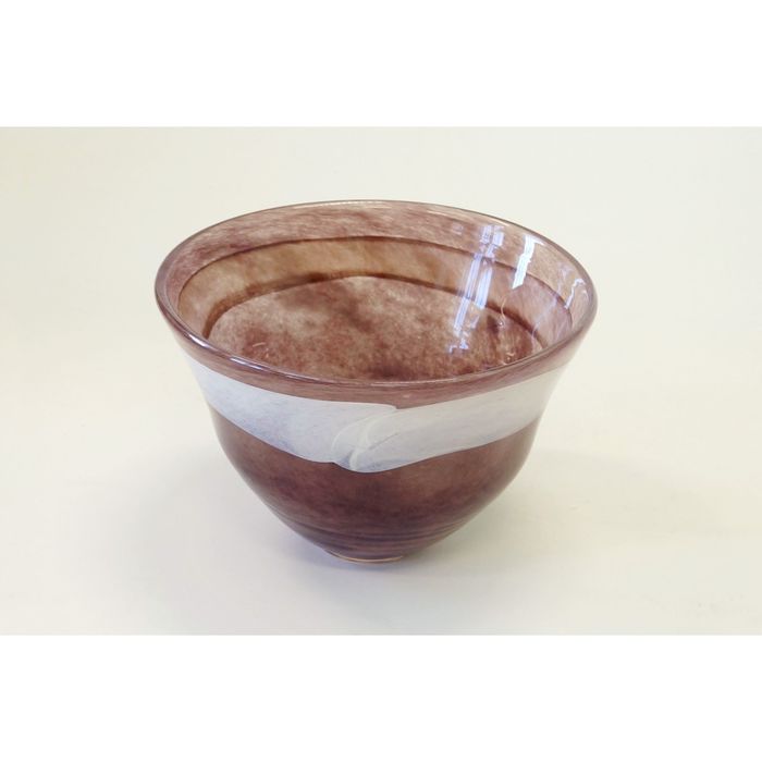 Декоративная гутная ваза "Ивица" чаша