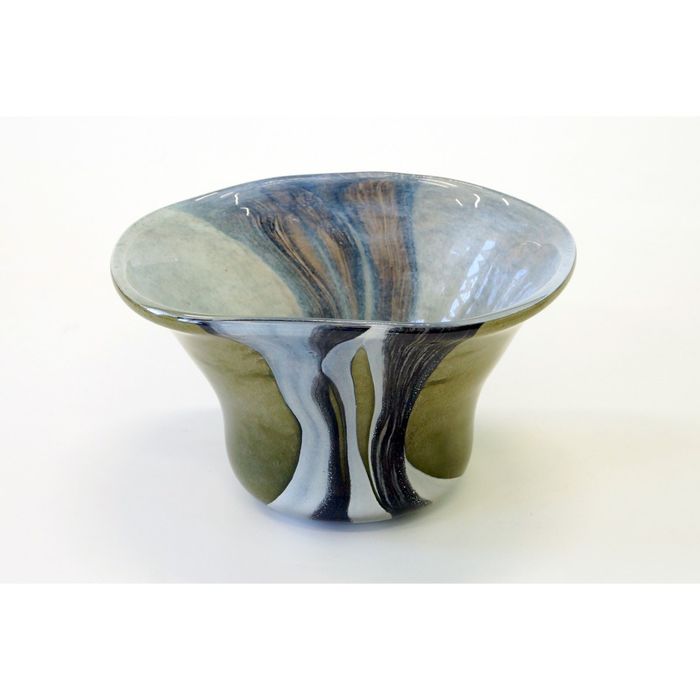 Декоративная гутная ваза "Семарил" чаша