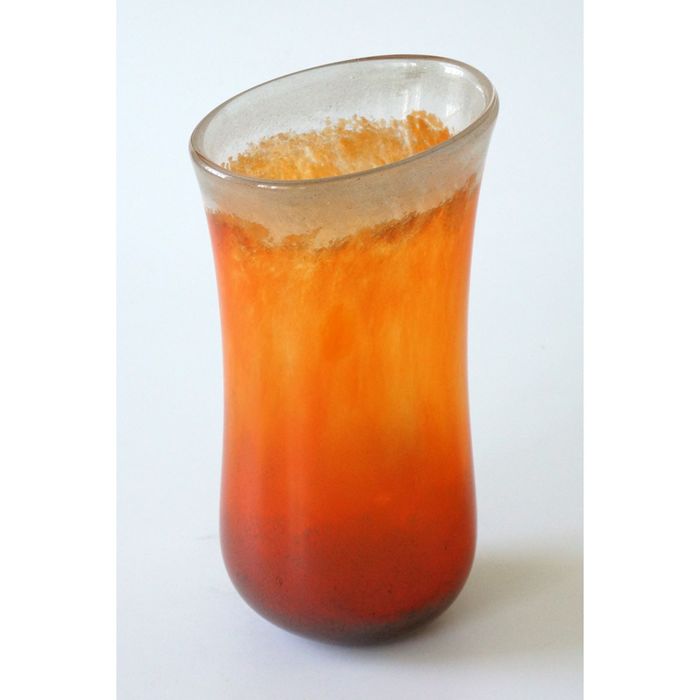 Декоративная гутная ваза "Лагвица"