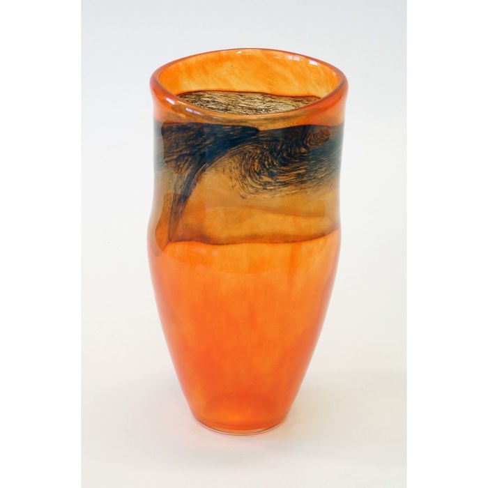 Декоративная гутная ваза "Красница" кувшин