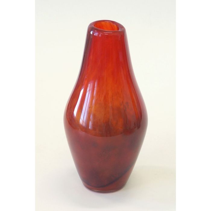 Декоративная гутная ваза "Ларьеган"