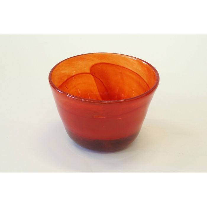 Декоративная гутная ваза "Лоймож" чаша