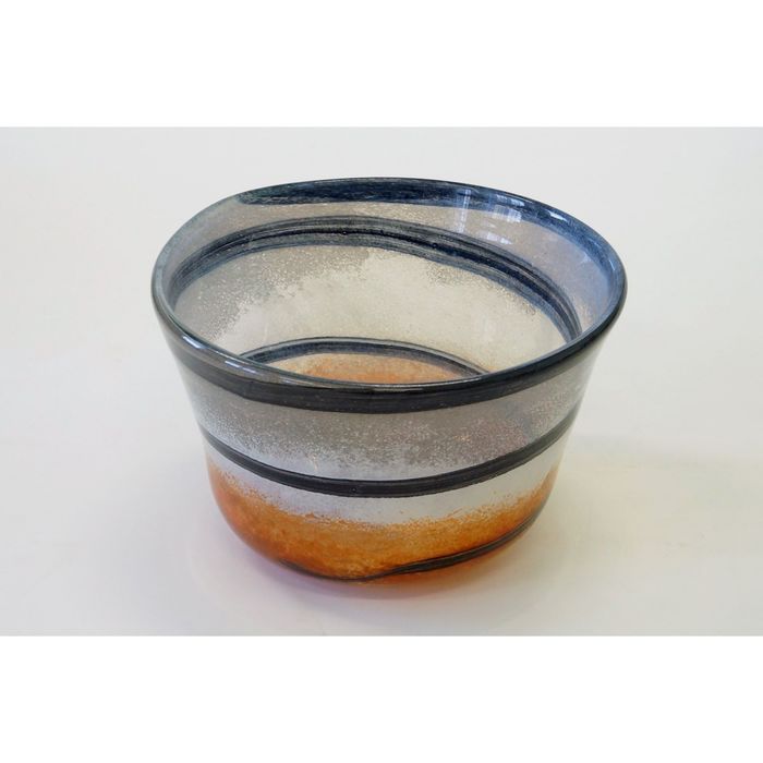 Декоративная гутная ваза "Итомля" чаша