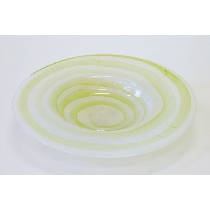 Декоративная гутная ваза "Назия" блюдо