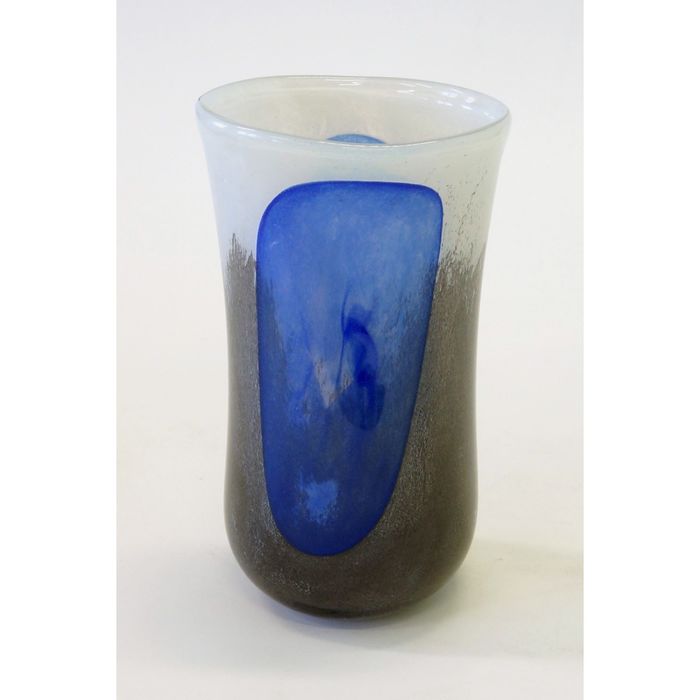 Декоративная гутная ваза "Бирюса" кувшин