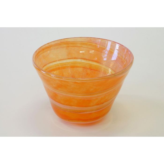 Декоративная гутная ваза "Чикой" чаша