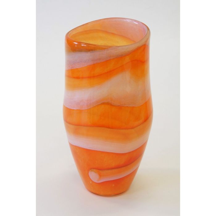 Декоративная гутная ваза "Чикой" кувшин