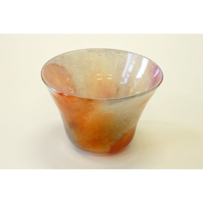 Декоративная гутная ваза "Ульбея" чаша