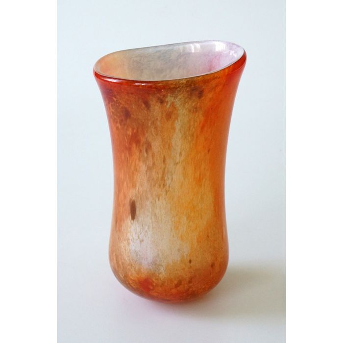 Декоративная гутная ваза "Ульбея" кувшин