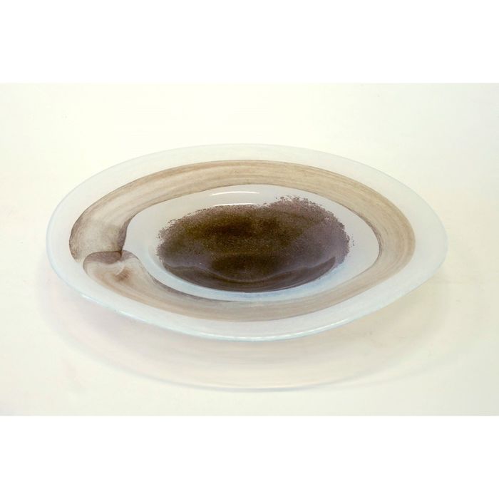 Декоративная гутная ваза "Хорс" блюдо