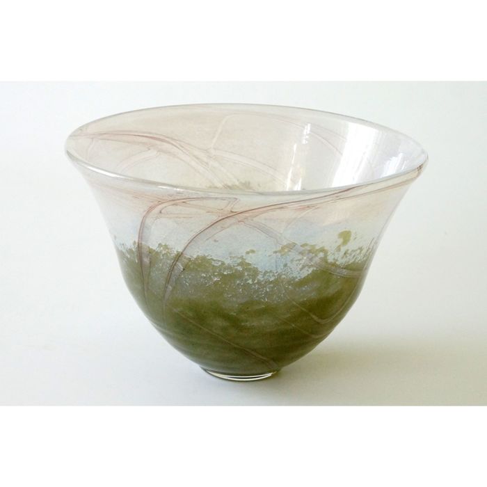 Декоративная гутная ваза "Макошь" чаша