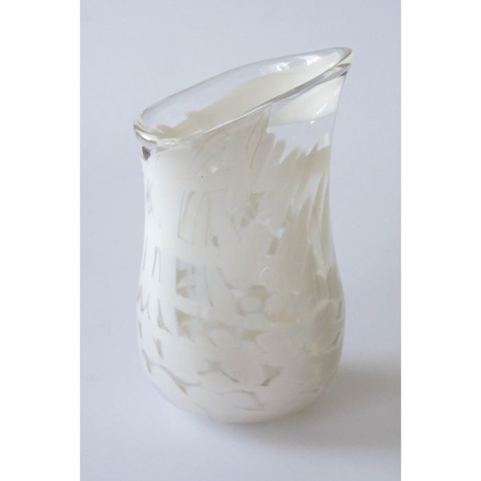 Декоративная гутная ваза "Умила"