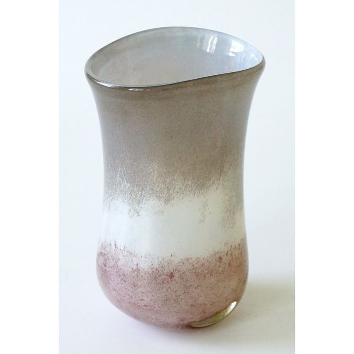 Декоративная гутная ваза "Липень"