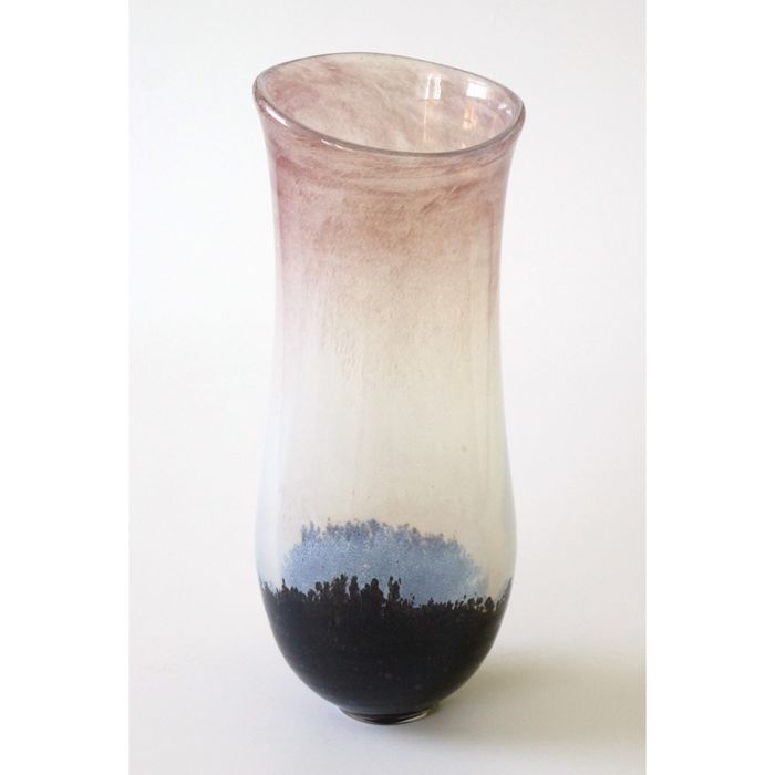 Декоративная гутная ваза "Сияна"