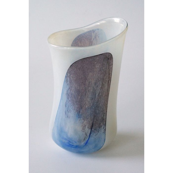 Декоративная гутная ваза "Морена"