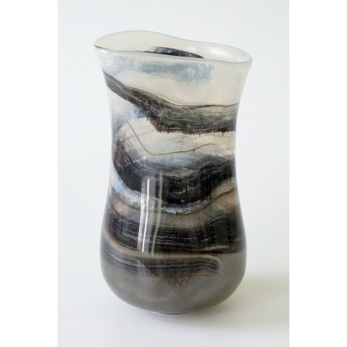 Декоративная гутная ваза "Уржумка"