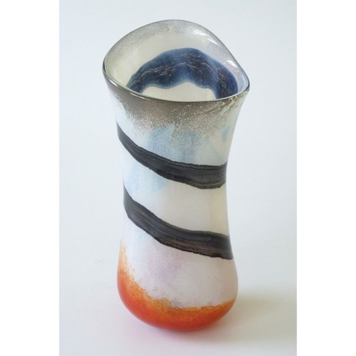 Декоративная гутная ваза "Гаруда"