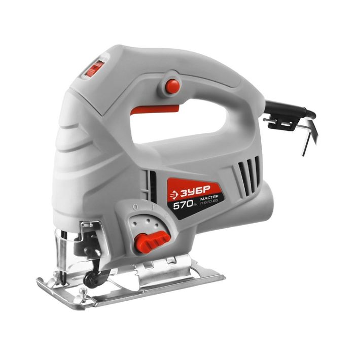 Лобзик "ЗУБР" Л-570-65, 3х позиционный ход, 0–3000 ход/мин, сталь: 8 мм, дер.: 65 мм, 570 Вт