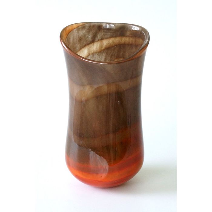 Декоративная гутная ваза "Эдома"