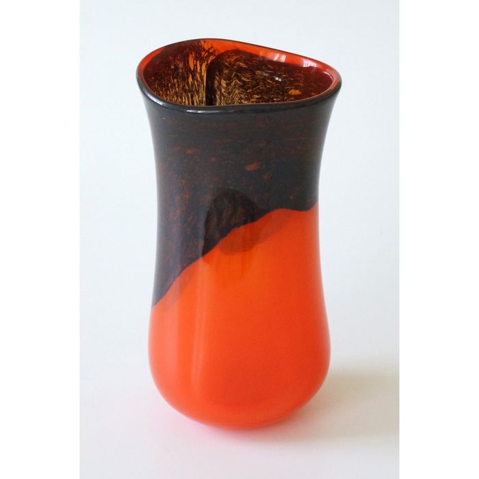 Декоративная гутная ваза "Мусикия"