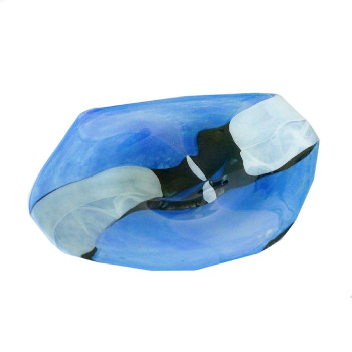 Декоративная гутная ваза "Вильянди" блюдо