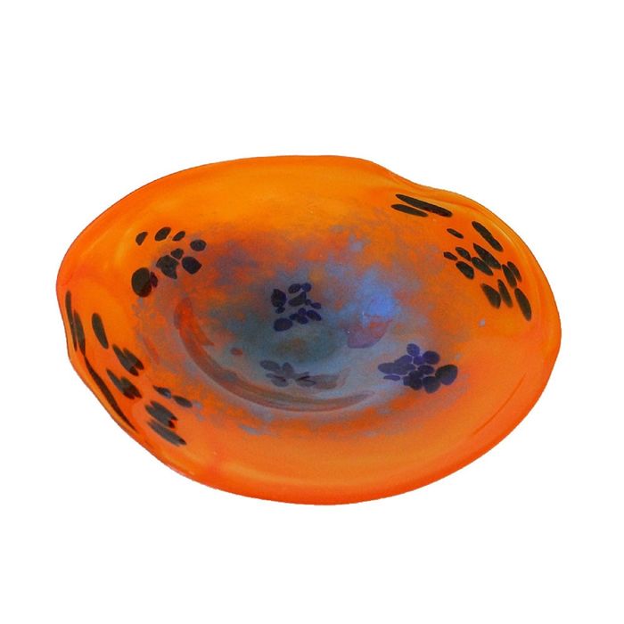 Декоративная гутная ваза "Бразилия" блюдо