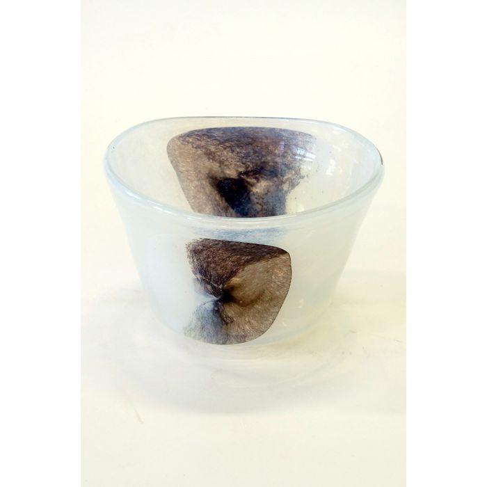 Декоративная гутная ваза "Вирон" чаша