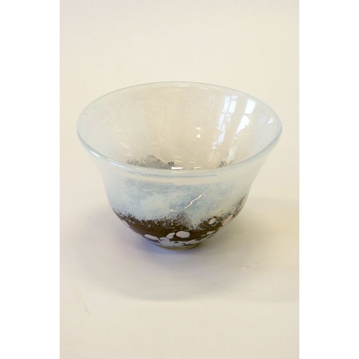 Декоративная гутная ваза "Алазея" чаша