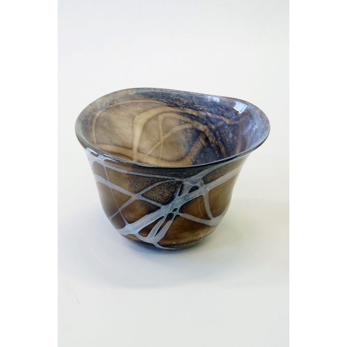 Декоративная гутная ваза "Вигель" чаша