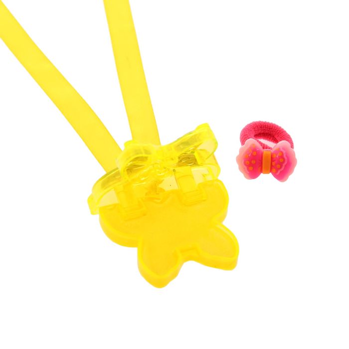 Блеск для губ детский с открыткой "Самой милой!"+ резинка для волос