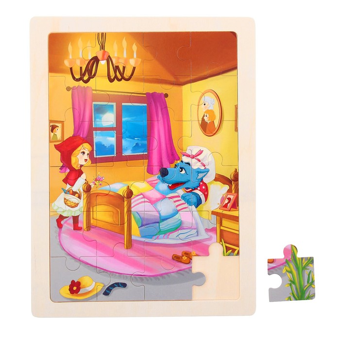 Пазл в рамке "Красная шапочка", 24 элемента