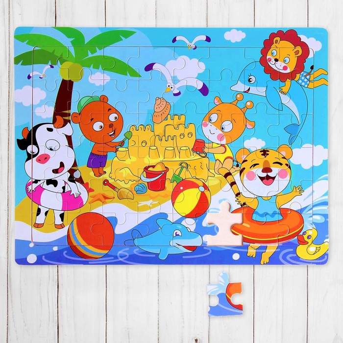 Пазл "Каникулы на море", 48 элементов