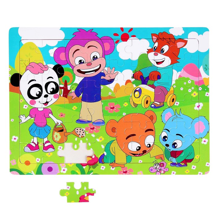 Пазл "Летняя прогулка", 48 элементов