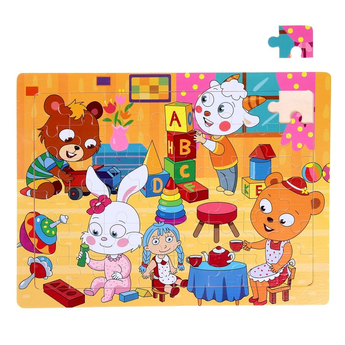 Пазл "Детская комната", 48 элементов